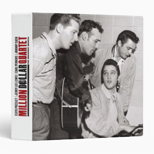 Million Dollar Quartet Photo 3 Ring Binder
