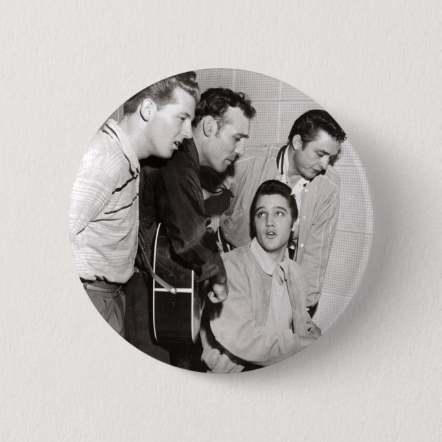Million Dollar Quartet Photo Button (Front)