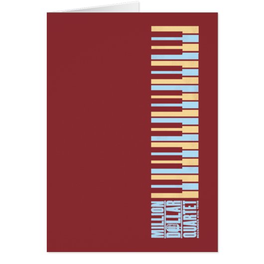 Million Dollar Quartet Piano Cards (Front)