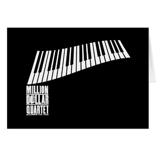 Million Dollar Quartet Piano - White Cards (Front Horizontal)