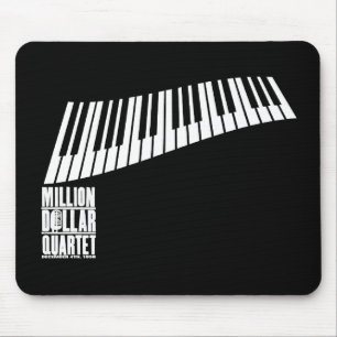 Million Dollar Quartet Piano - White Mouse Pad