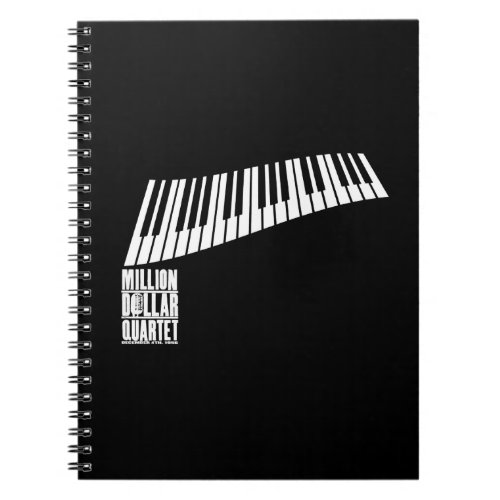 Million Dollar Quartet Piano _ White Notebook