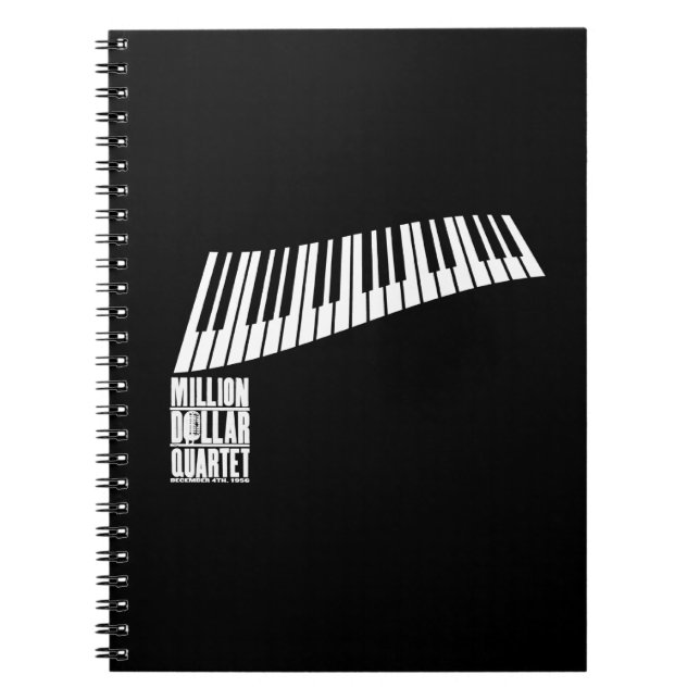 Million Dollar Quartet Piano - White Notebook (Front)