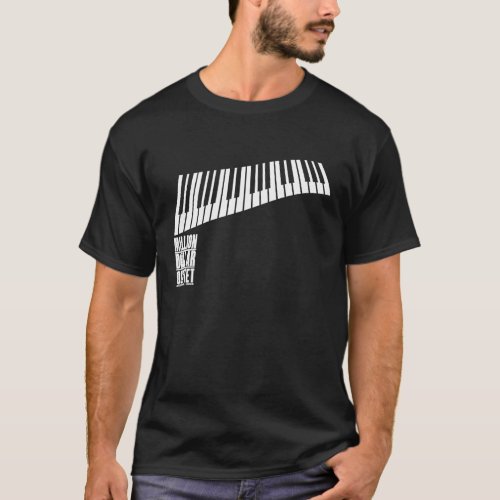 Million Dollar Quartet Piano _ White T_Shirt