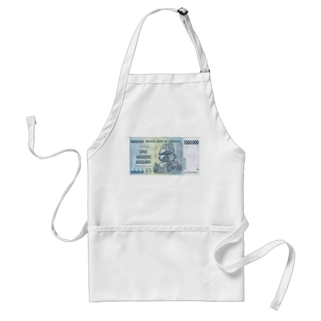 Million Dollas Adult Apron (Front)
