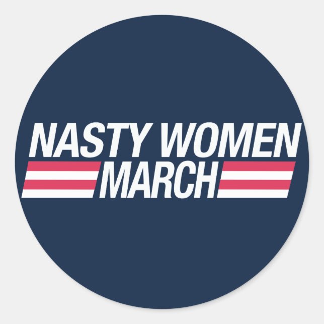 Million Women March sticker (Front)