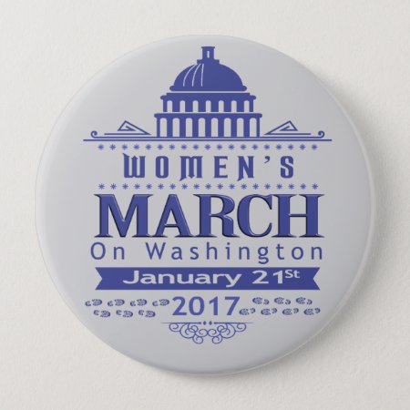 Million Womens March On Washington 2017 Button Pin