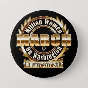 Million Womens March On Washington 2017 Lg. Button by Christmas_Gift_Shop at Zazzle