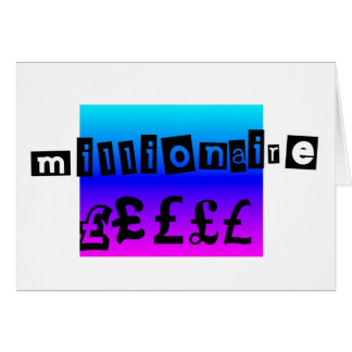 Millionaire Blues Cards