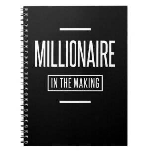 Millionaire in The Making Motivational Entrepreneu Notebook