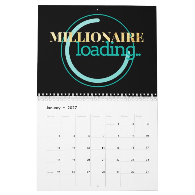 Millionaire Loading 2019 With U.K. Holidays Calendar (Jan 2027)