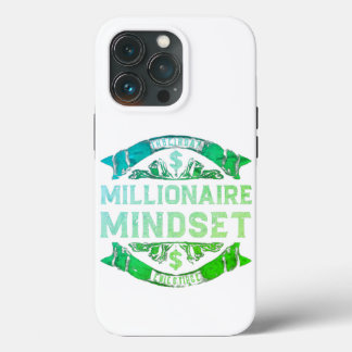 Millionaire mindset iPhone 13 pro case