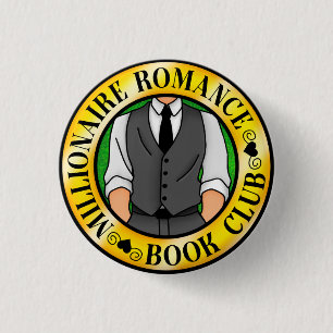 Millionaire Romance Book Club Badge Button