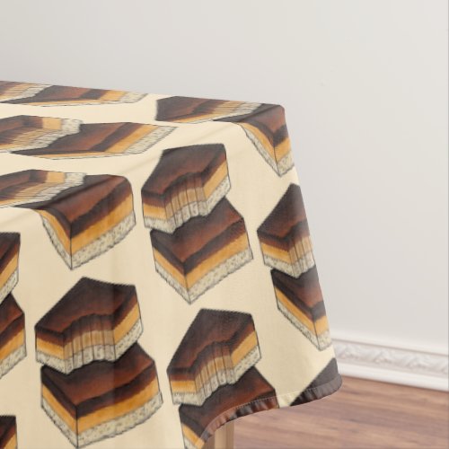 Millionaires Shortbread Caramel British Traybake  Tablecloth