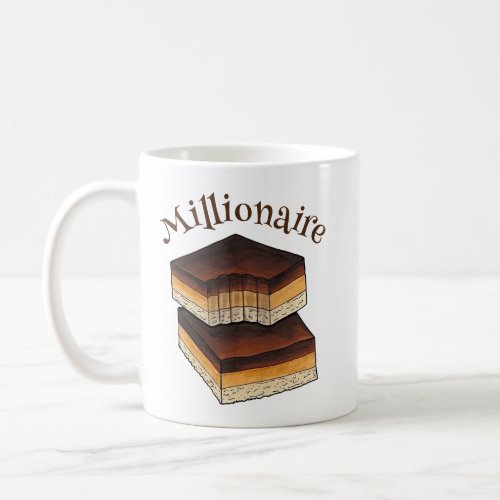 Millionaires Shortbread Caramel Squares Slice Coffee Mug