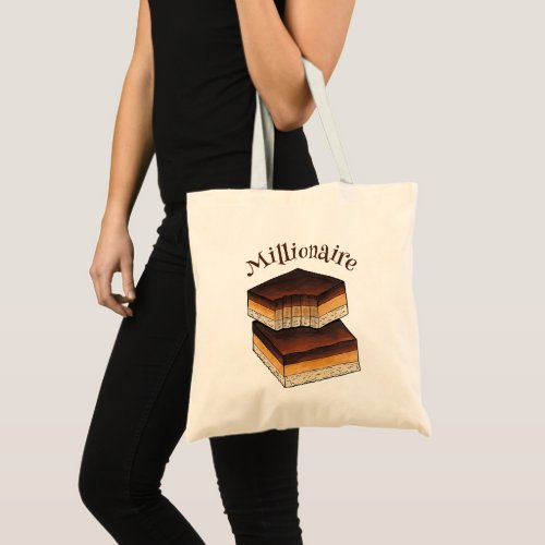 Millionaires Shortbread Caramel Squares Slice Tote Bag