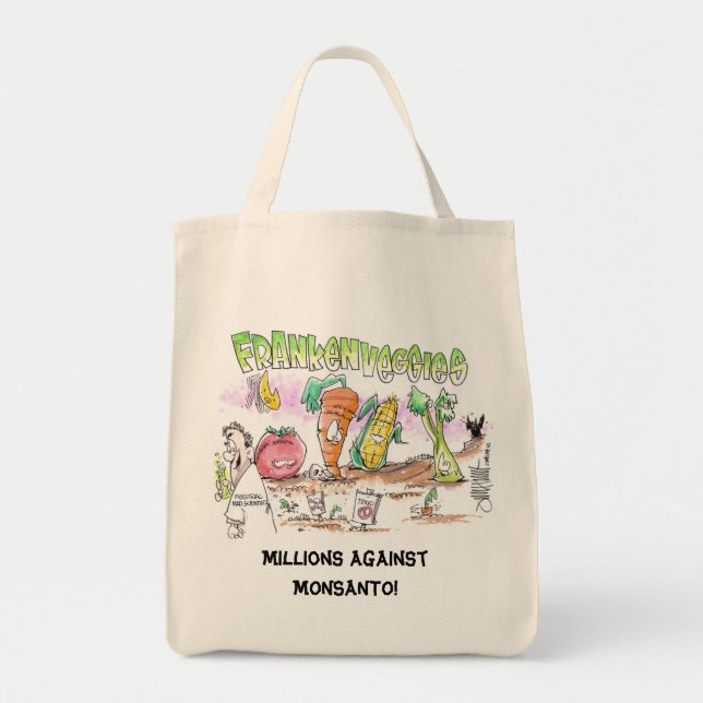 Millions Against Monsanto Eco Bag Tote (Front)