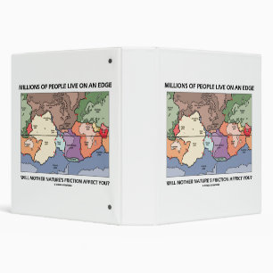 Millions Of People Live On An Edge Plate Tectonics 3 Ring Binder