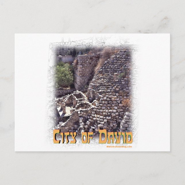 Millo in the City of David, Jerusalem Postcard (Front)