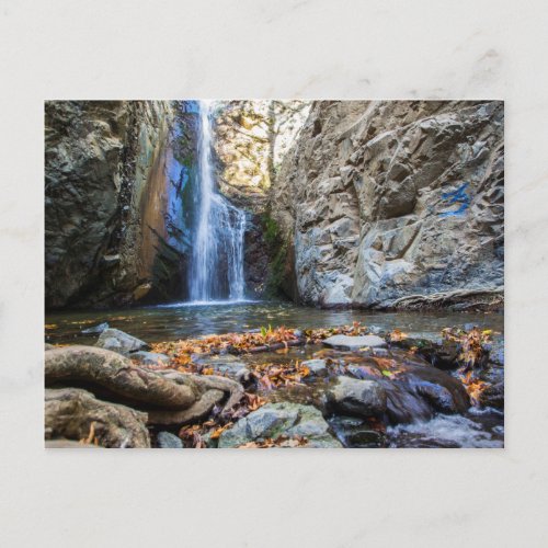 Millomeris waterfall Cyprus Postcard