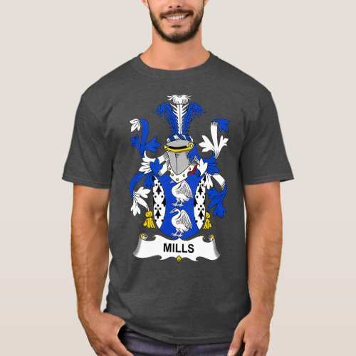 Mills Coat of Arms  Family Crest T_Shirt