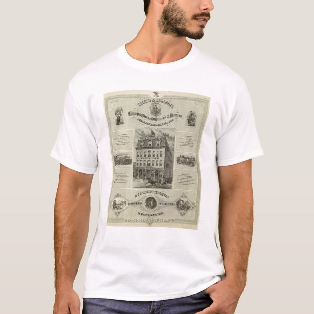 Mills & Company, Des Moines, Iowa T-Shirt (Front)