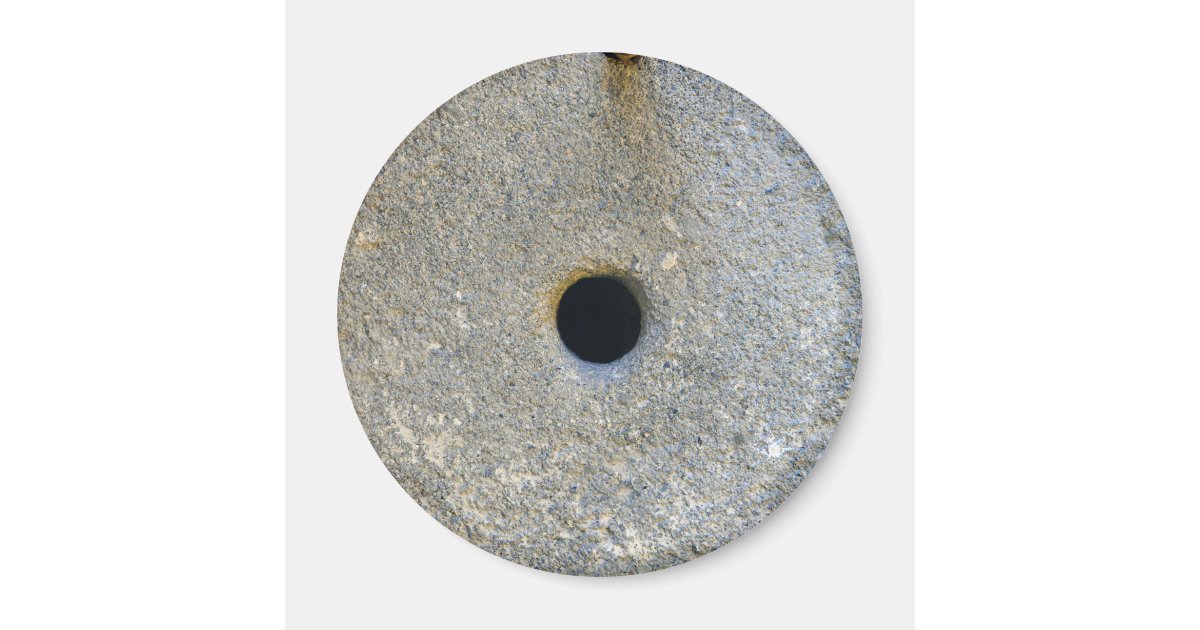 millstone mill stone flour wheat cereal bread grin magnet ...