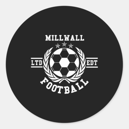 Millwall Football Classic Round Sticker