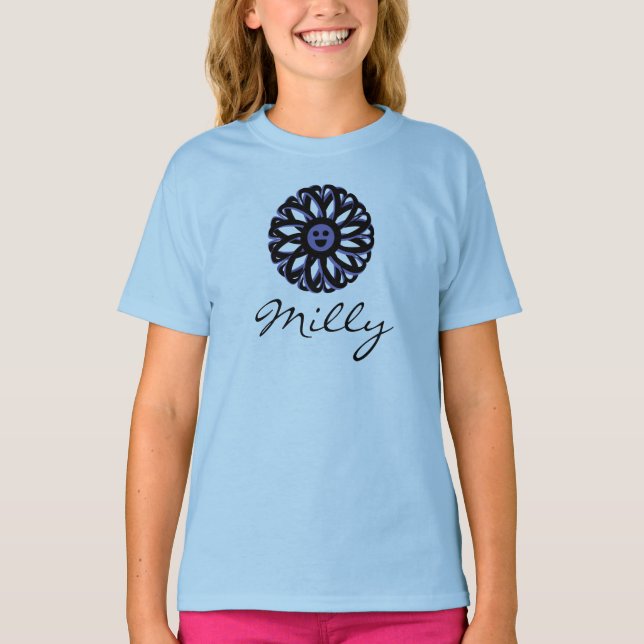 Milly Smiling Flower Shirt (Front)
