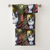 Milly The Ragdoll Cat, Bath Towel Set
