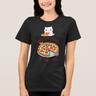 milly's pizza in the pan Tri-Blend shirt