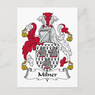 Milner Family Crest Postcard