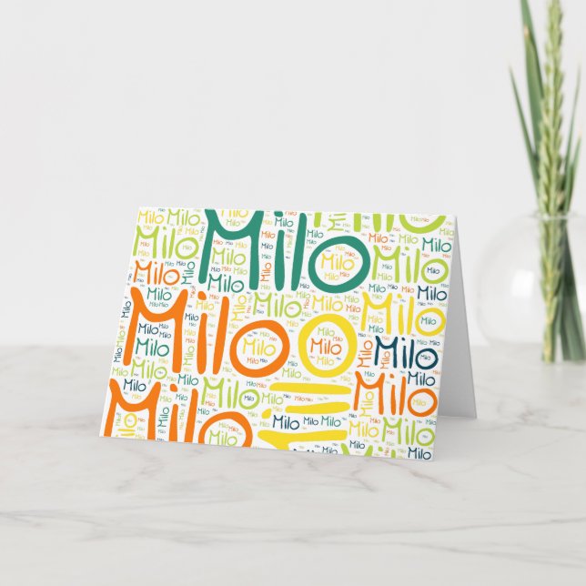 Milo Card (Front)