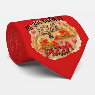Milo Dale All You Need Is Love and Pizza Necktie
