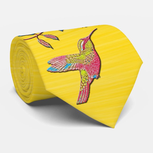 Milo Dale Bird  Collection - Milo Hummingbird Neck Tie (Rolled)