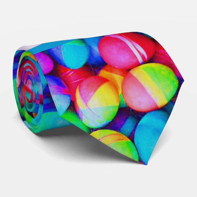 Milo Dale Easter Collection - Dale Easter Eggs Tie (Rolled)
