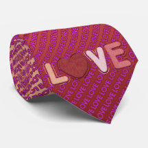Milo Dale Gradated Love Men's Necktie