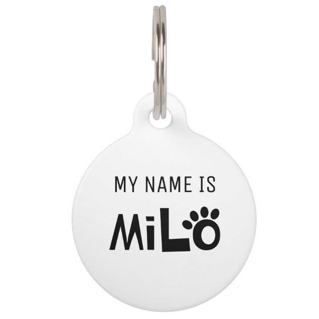 Milo Pet ID Tag (Front)