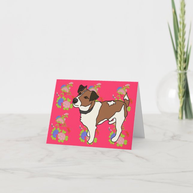 Milo the Jack Russell Card (Front)