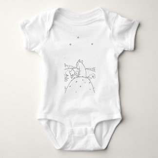 Milo & Ze (Original Bull Terrier Artwork) Baby Bodysuit