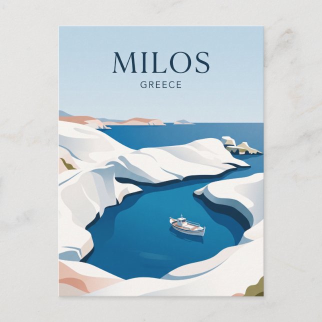 Milos Greece Postcard (Front)