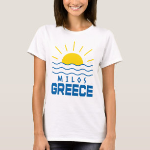Milos Greece Sunshine And Sea Waves Women's T-Shirt