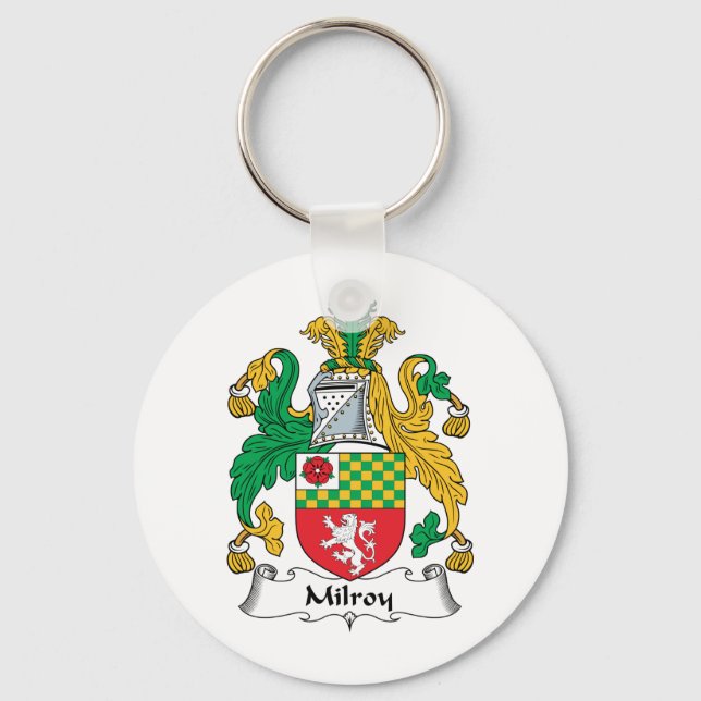 Milroy Family Crest Keychain (Front)