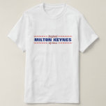 [ Thumbnail: Milton Keynes - My Home - England; Hearts T-Shirt ]