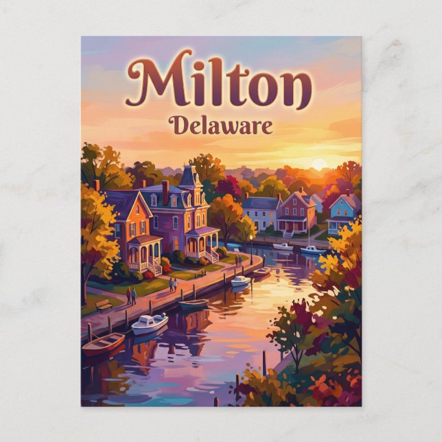 Milton USA Postcard (Front)
