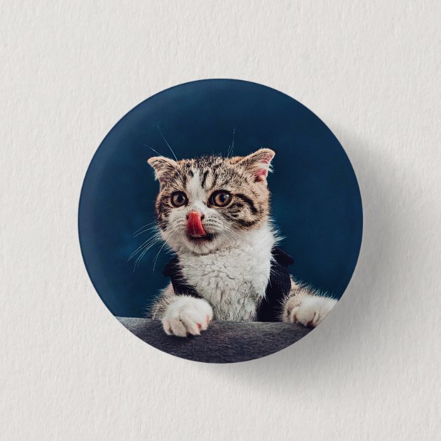 Milu Cat Button (Front)