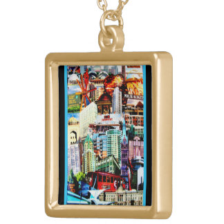 Milwaukee 2013 gold plated necklace