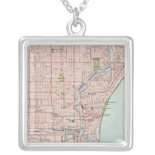 Milwaukee 2 silver plated necklace