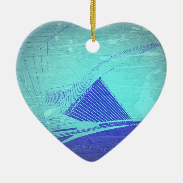 Milwaukee Art Museum Ceramic Ornament (Front)