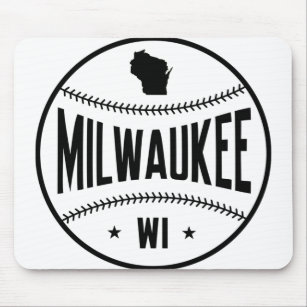 Milwaukee Baseball Mouse Pad